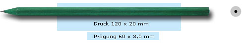 Bleistift aus farbigem Holz