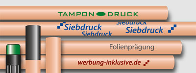 farbige Drucke und Prägungen