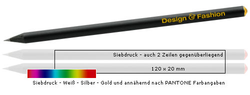 Bleistift mit Swarovski® Crystal und Siebdruck