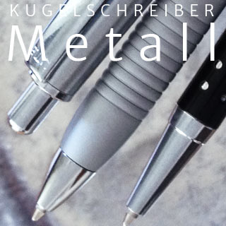 Metall-Kugelschreiber mit Werbeaufdruck