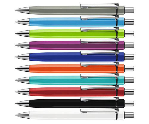 Farben Metallkugelschreiber SIX