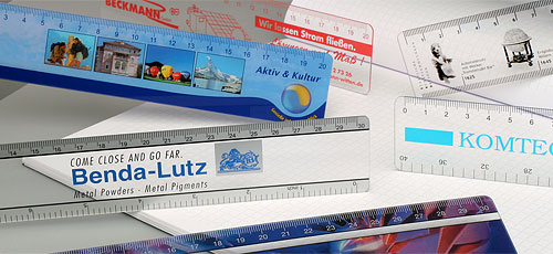Transparente Lineale, durchsichtig