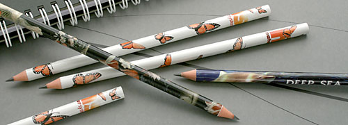 Bleistift mit Rundumdruck - 4farbig CMYK