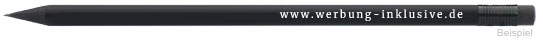 Bleistift schwarz Radierer schwarz/schwarz